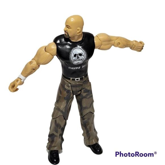 WWE Wrestling Action Figure Stone Cold Steve Austin Ruthless Aggression 2003 - Picture 6 of 12